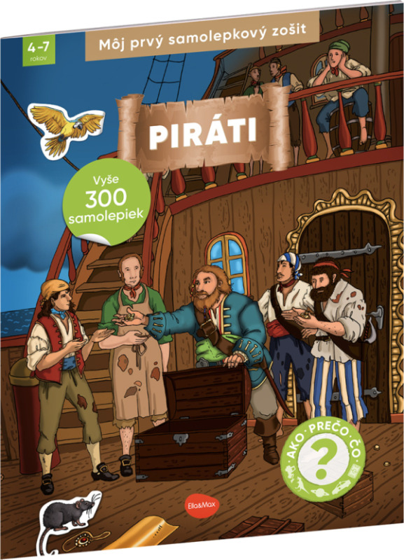 Môj prvý samolepkový zošit – PIRÁTI Presco Group