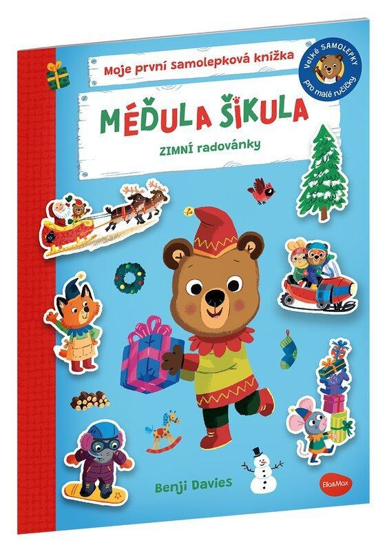 MÉĎULA ŠIKULA: ZIMNÍ RADOVÁNKY – Samolepková knížka Presco Group