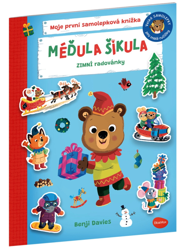 MÉĎULA ŠIKULA: ZIMNÍ RADOVÁNKY – Samolepková knížka Presco Group