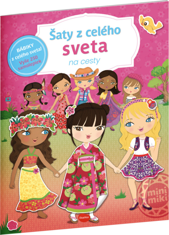 Na cesty: ŠATY Z CELÉHO SVETA – Kniha se samolepkami Presco Group