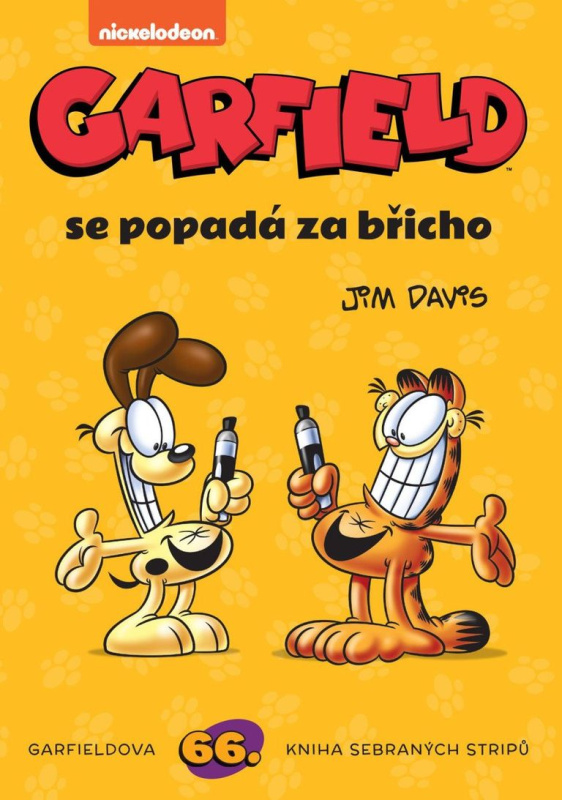 Garfield Garfield se popadá za břicho (č. 66) - Jim Davis - kniha z kategorie Komiksy