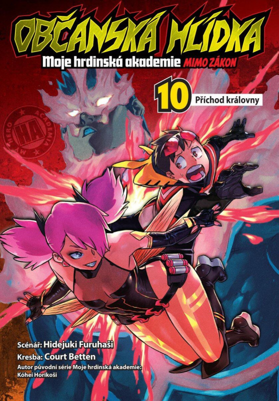 Občanská hlídka: Moje hrdinská akademie 10 (Příchod královny) - kniha z kategorie Komiksy