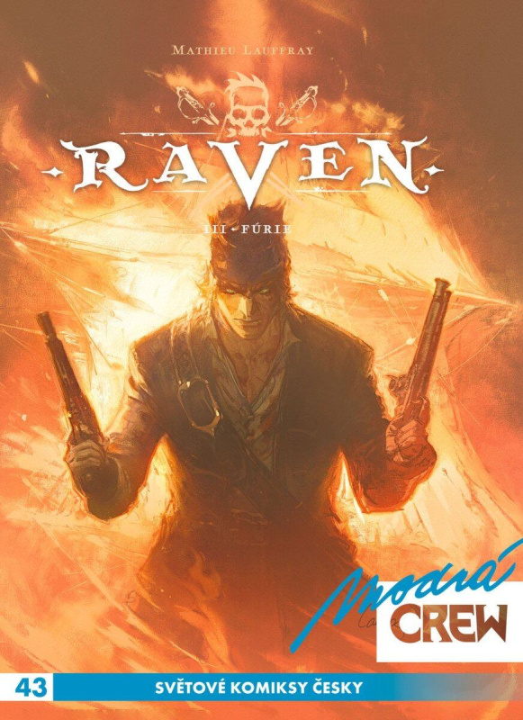 Modrá CREW 43 - Raven 3 - Mathieu Lauffray - kniha z kategorie Komiksy