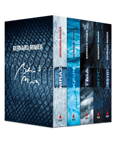 5 x Bernard Minier - box Mráz, Kruh, Tma, Noc, Sestry XYZ