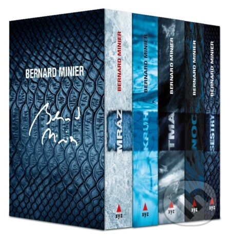 5 x Bernard Minier - box Mráz, Kruh, Tma, Noc, Sestry XYZ