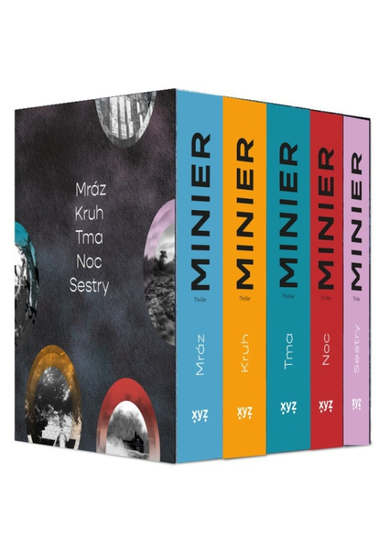 5 x Bernard Minier - box Mráz, Kruh, Tma, Noc, Sestry
