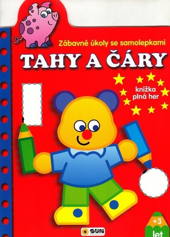 Zábavné úkoly se samolepkami-Tahy a čáry