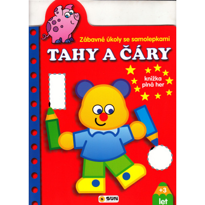 Zábavné úkoly se samolepkami-Tahy a čáry