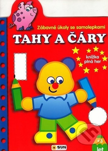 Zábavné úkoly se samolepkami-Tahy a čáry