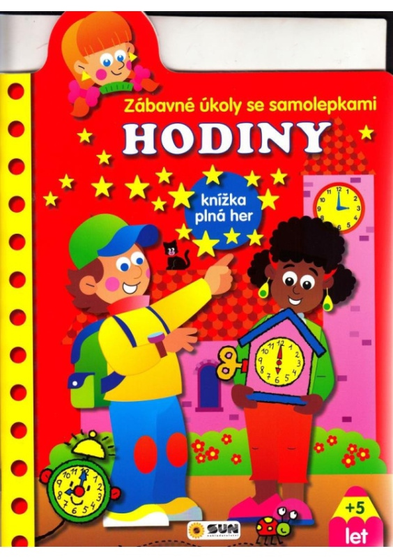 Zábavné úkoly se samolepkami-Hodiny