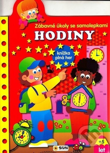 Zábavné úkoly se samolepkami-Hodiny