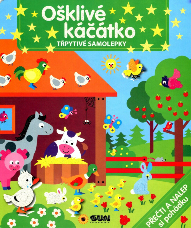 Ošklivé kačátko - Třpytivé samolepky