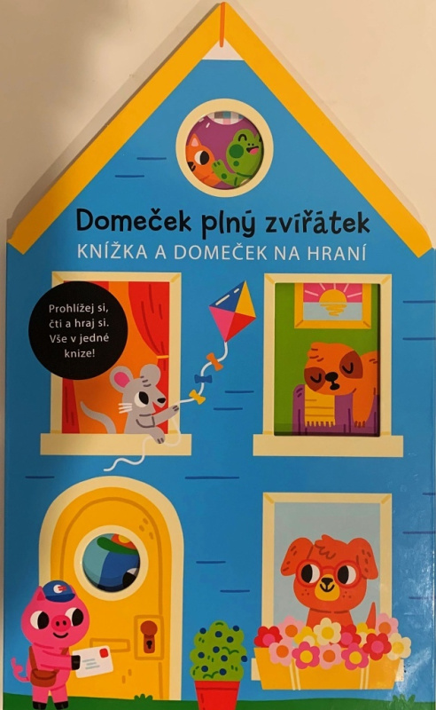 Domeček plný zvířátek - Knížka a domeček NAKLADATELSTVÍ SUN s.r.o.