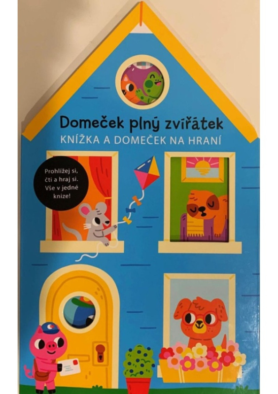 Domeček plný zvířátek - Knížka a domeček NAKLADATELSTVÍ SUN s.r.o.