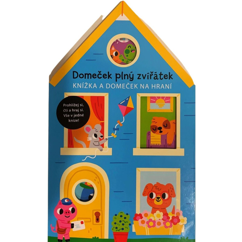 Domeček plný zvířátek - Knížka a domeček NAKLADATELSTVÍ SUN s.r.o.
