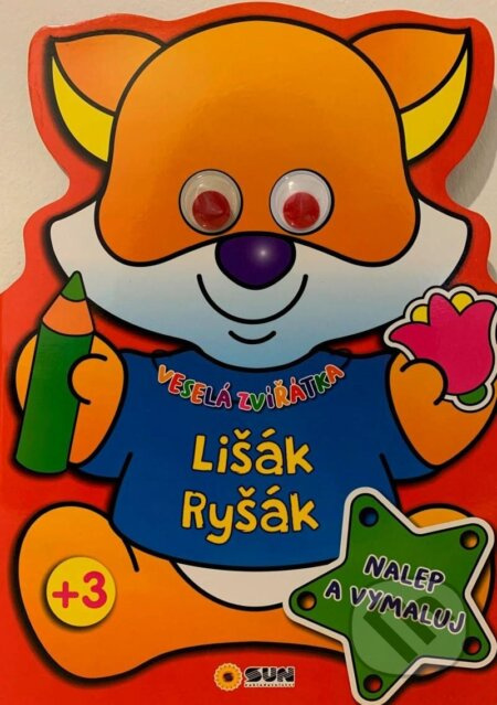 Veselá zvířátka Lišák Ryšák - Nalep a Vymaluj NAKLADATELSTVÍ SUN s.r.o.