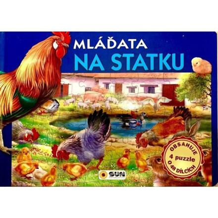 Mláďata na statku - Slož si knížku