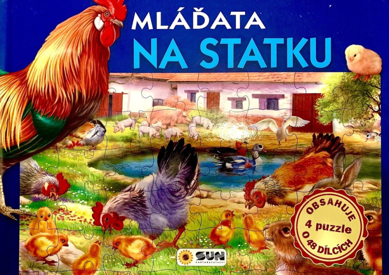 Mláďata na statku - Slož si knížku