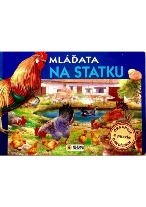 Mláďata na statku - Slož si knížku