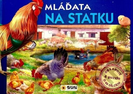 Mláďata na statku - Slož si knížku