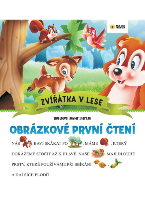 Obrázkové první čtení - Zvířátka v lese