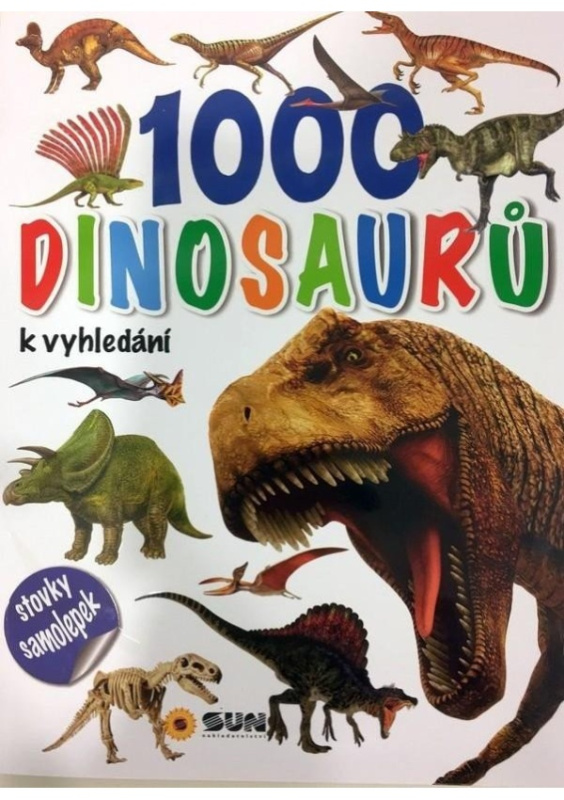 1000 dinosaurů se samolepkami