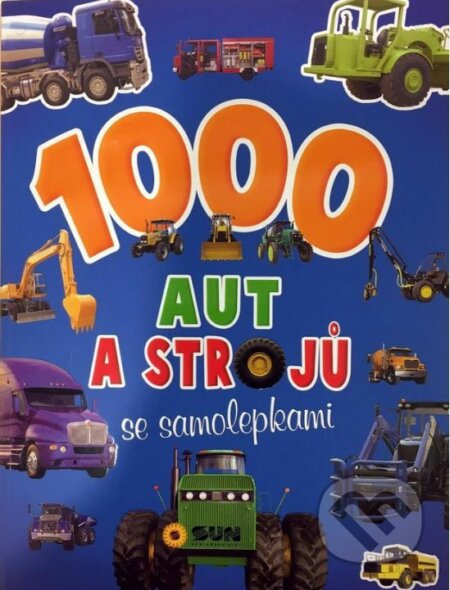 1000 aut a strojů se samolepkami