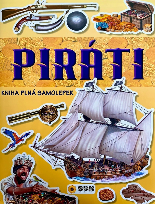 Piráti - kniha plná samolepek