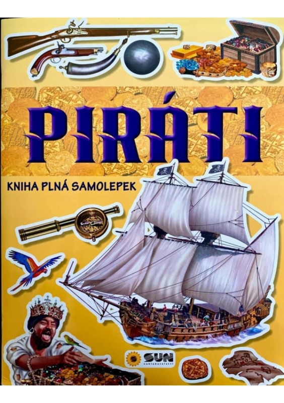 Piráti - kniha plná samolepek
