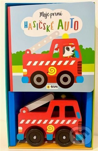 Moje první Hasičské auto - Dárkový box kniha s hračkou
