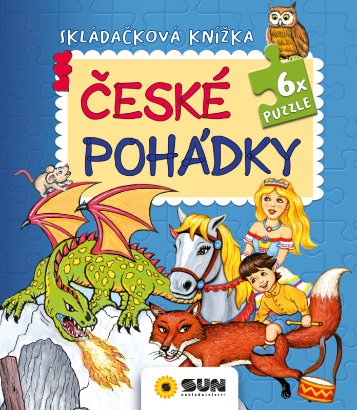České pohádky - Skládačková knížka Puzzle