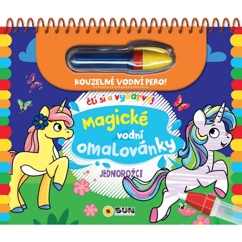 Magické vodní omalovánky- jednorožci