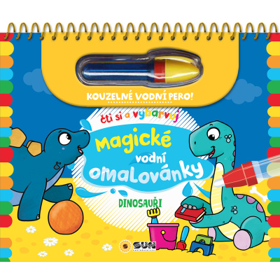 Magické vodní omalovánky- dinosauři