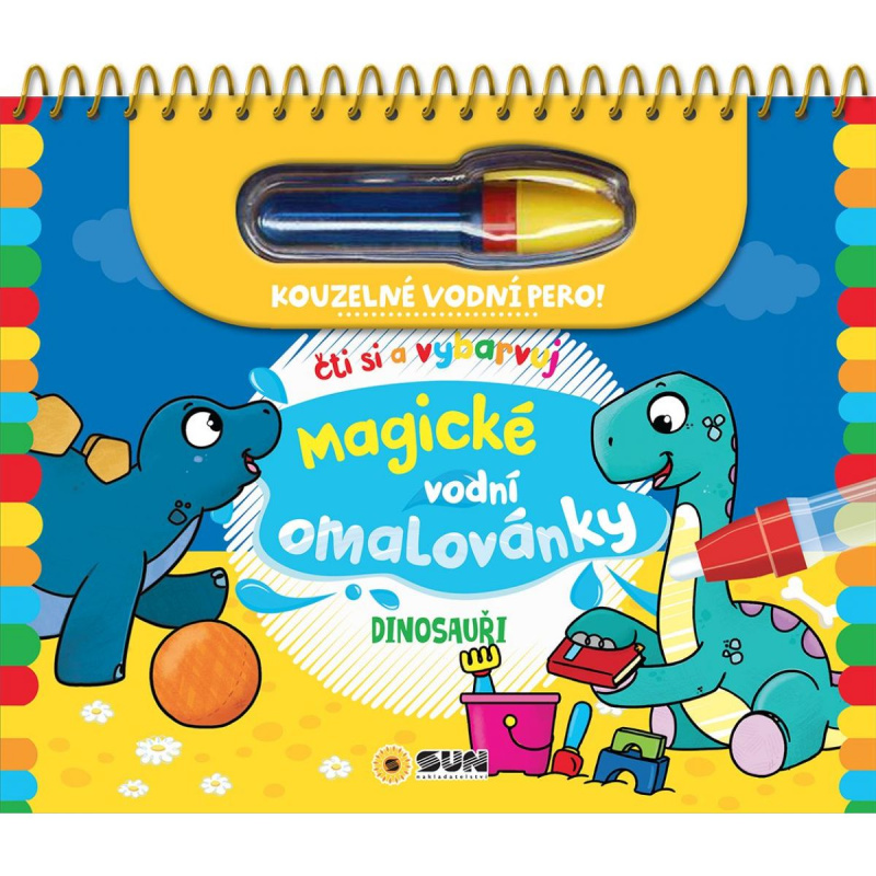 Magické vodní omalovánky- dinosauři