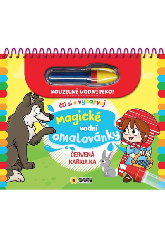 Magické vodní omalovánky- Červená karkulka