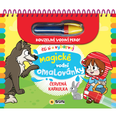 Magické vodní omalovánky- Červená karkulka