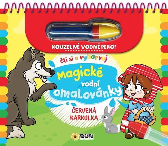 Magické vodní omalovánky- Červená karkulka