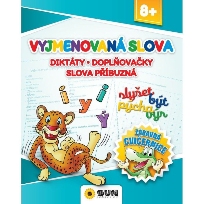 Zábavná cvičebnice -Vyjmenová slova-Diktáty-doplňovačky