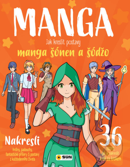 Manga - Jak kreslit postavy šonen a šodžo