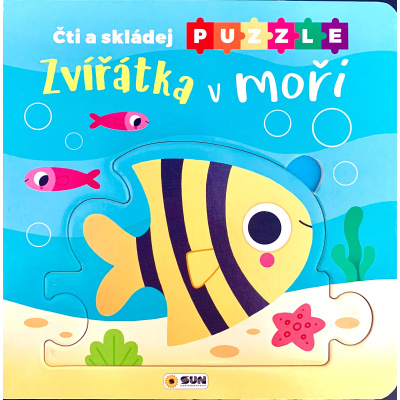 Čti a skládej Puzzle - Zvířátka v moři