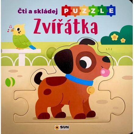 Čti a skládej puzzle - Zvířátka