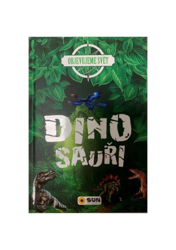 Kniha a výukové karty - Dinosauři