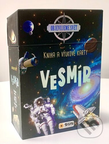 Kniha a výukové karty - Vesmír