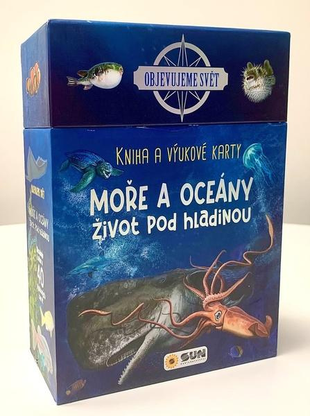 Kniha a výukové karty - MOŘE A OCEÁNY