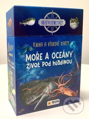 Kniha a výukové karty - MOŘE A OCEÁNY