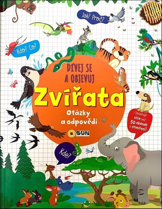 Dívej se objevuj Zvířata - Otázky a odpovědi