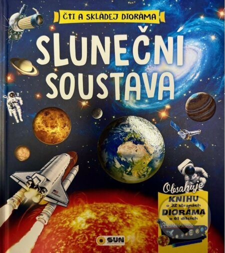 Čti a skládej Dioráma: Sluneční soustava - kniha z kategorie Naučné knihy