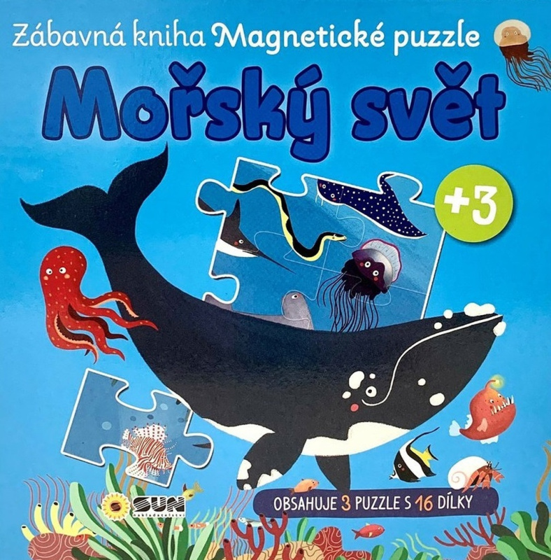 Zábavná magnetická kniha Mořský svět