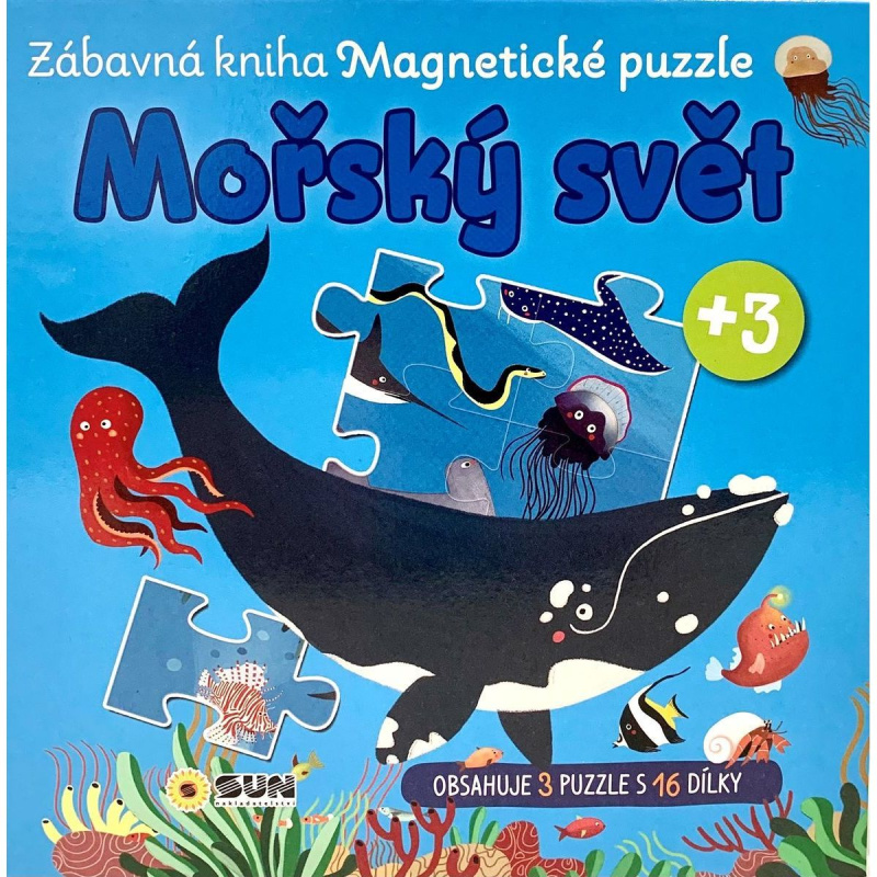 Zábavná magnetická kniha Mořský svět