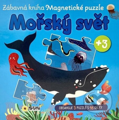 Zábavná magnetická kniha Mořský svět